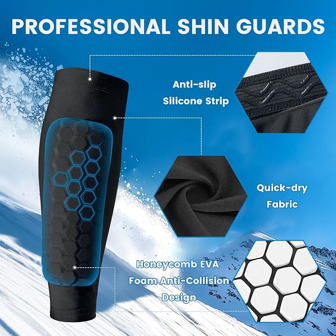 1 Pair of Soccer Shin Guards S - огляд і ціна Compression Sleeve Calf