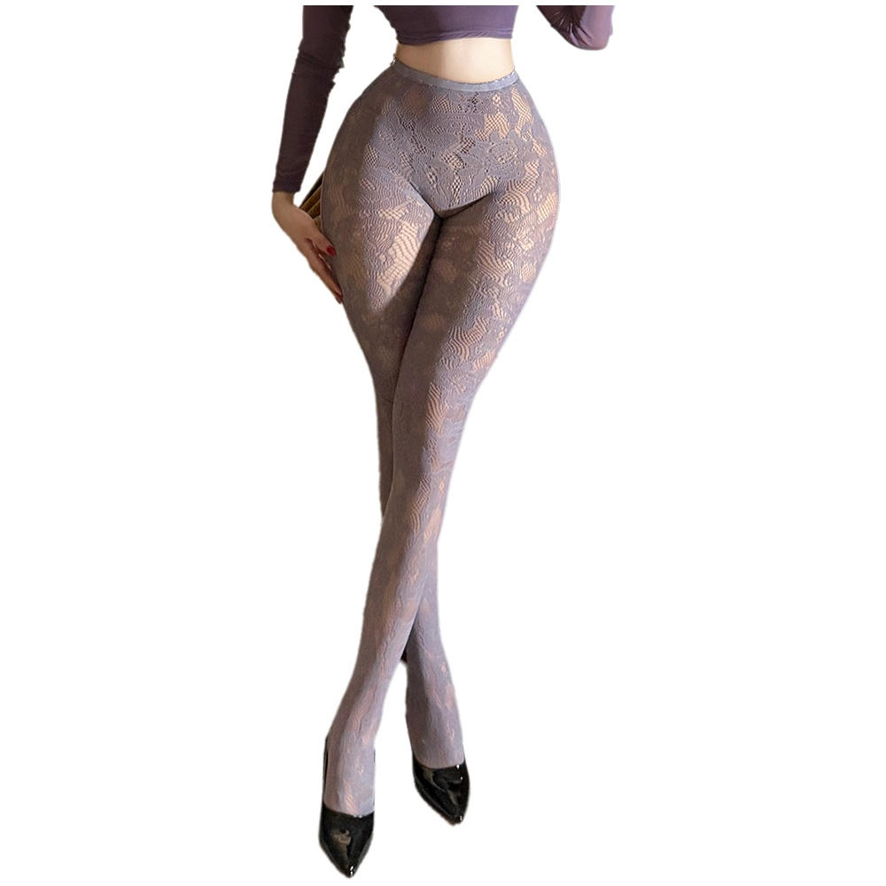 Women Floral Lace Fishnet Tigh - огляд і ціна Fishnet Stocking Women