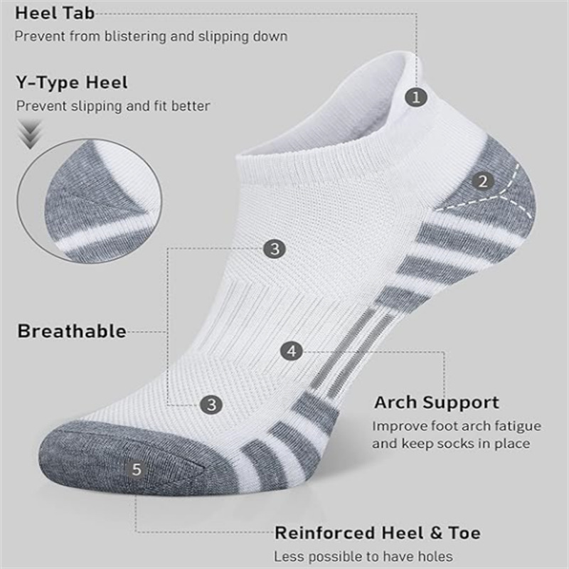 12/24 Pairs Cushioned Breathab - огляд і ціна Athletic Sock Cushion