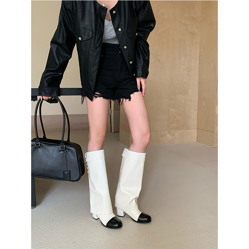 French style small fragrant ro - огляд і ціна Knee High Sock Women