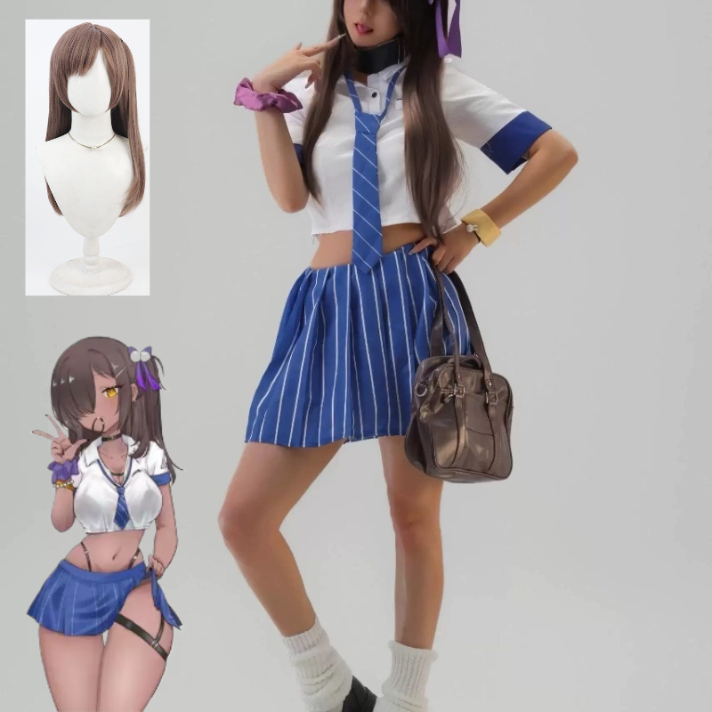 Naga Cosplay Costume JK Unifor - огляд і ціна Knee High Sock Women